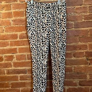 NWT Banana Republic ‘Hayden’ Leopard Print Tapered Pant - Size: 2P